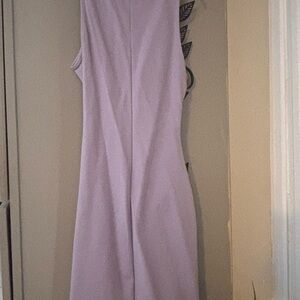 Sleeveless Lavender Sheath Dress - Brand Unspecified